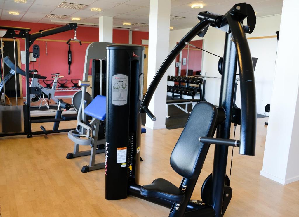 Fitness centrum a/nebo fitness zařízení v ubytování Bommersvik Hotell & Konferens