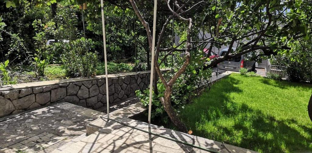 Zahrada ubytování Apartments Matejčić