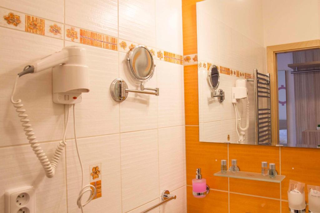 Koupelna v ubytování Mini Hotel Akord