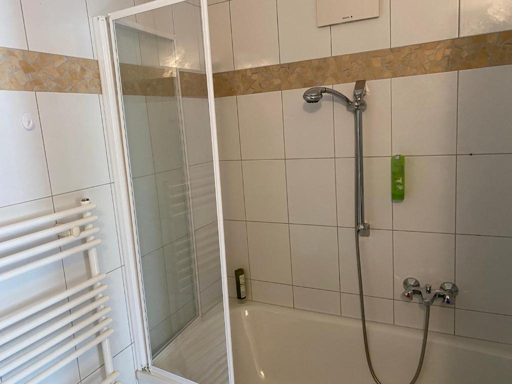 Koupelna v ubytování Tauglerei Appartement Bernstein in den Zauberbergen