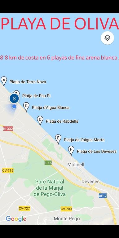 Kép Hello Oliva Beach Ana szállásáról Olivában a galériában