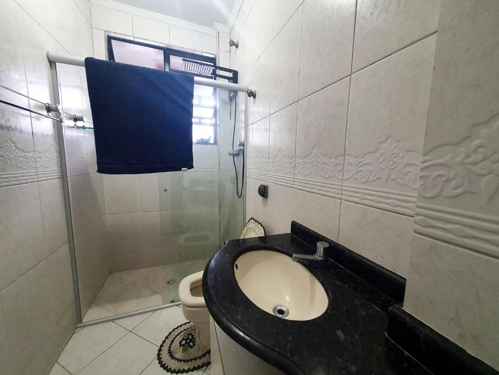  Apartamento confortável na orla da praia de Santos
