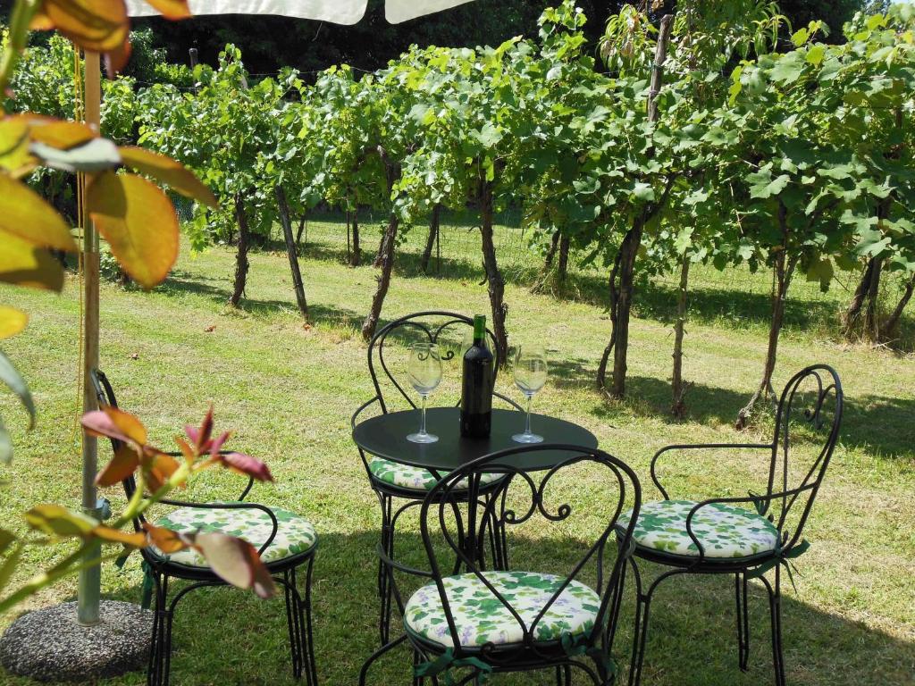 A garden outside Al Pic de Corone
