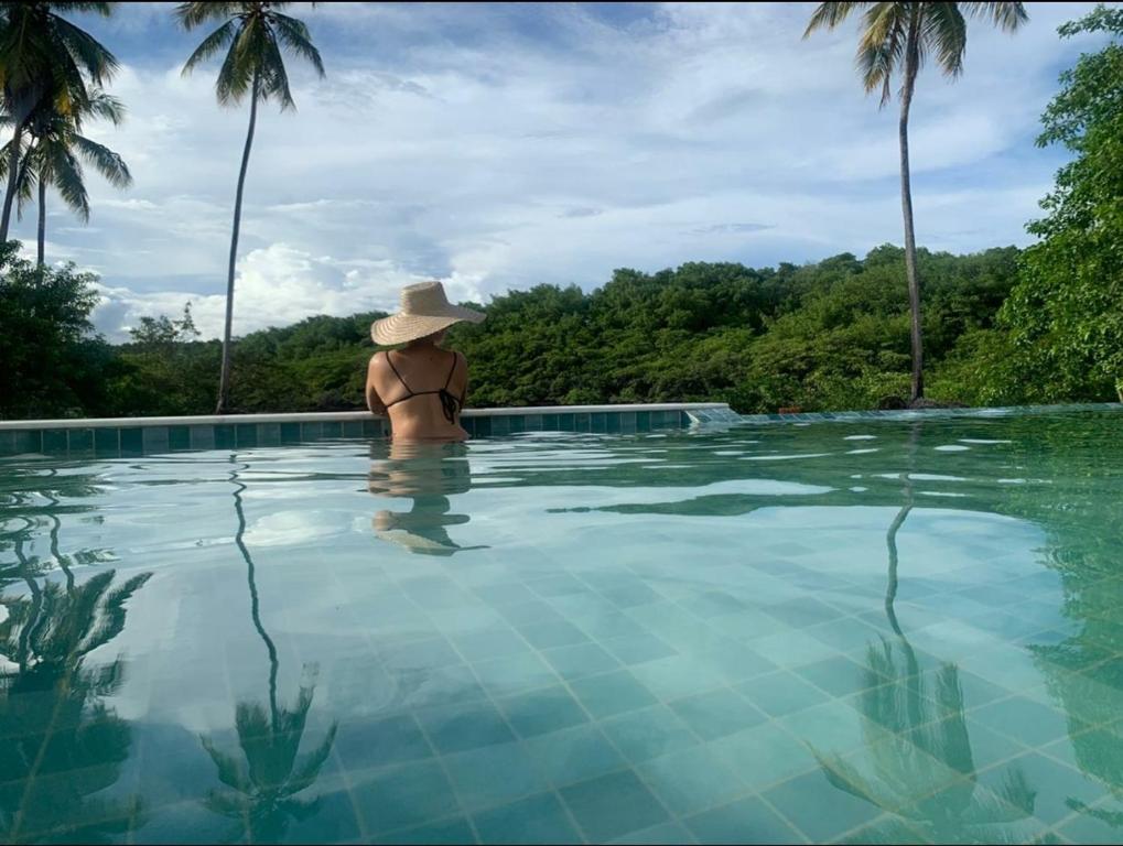 Bazén v ubytování Casa Milagres do Rio nebo v jeho okolí