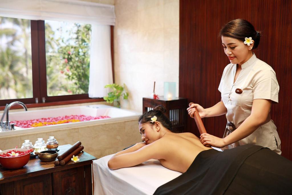 Lázně a/nebo wellness v ubytování Legian Beach Hotel