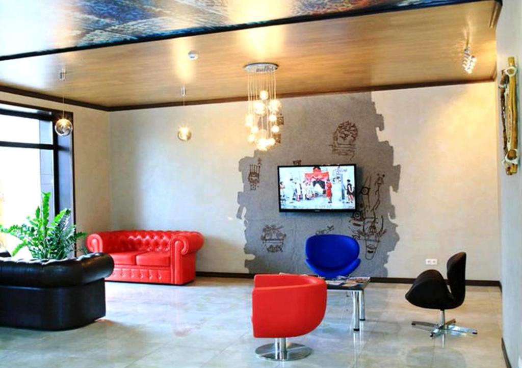 Posezení v ubytování Hotel Chalpan