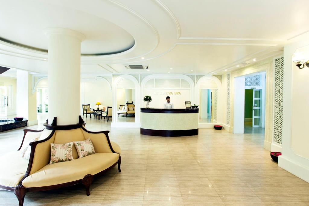 Posezení v ubytování Dheva Mantra Resort