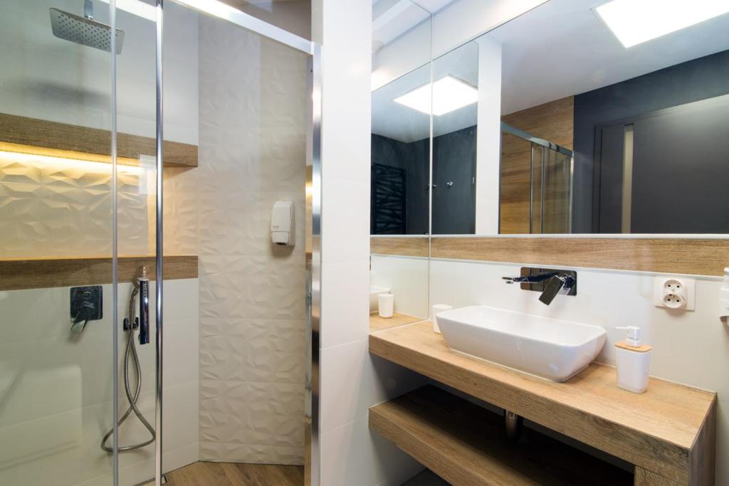 Kúpeľňa v ubytovaní Apartament Przytulny