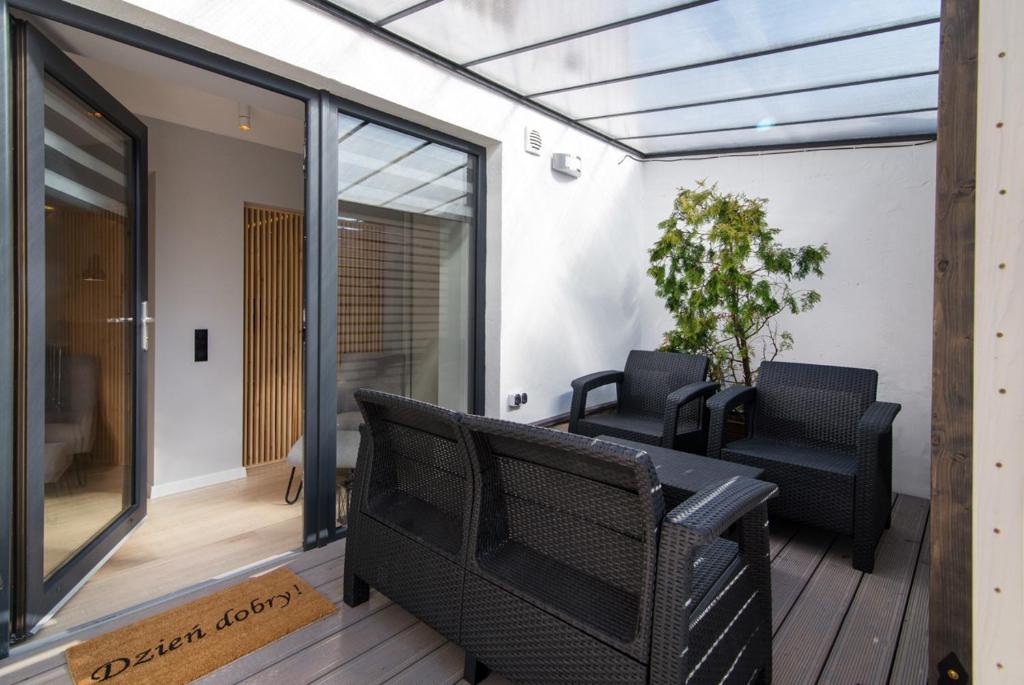 Posedenie v ubytovaní Apartament Przytulny