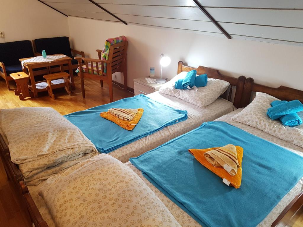 Krevet ili kreveti u jedinici u okviru objekta Nena & Rale Rooms