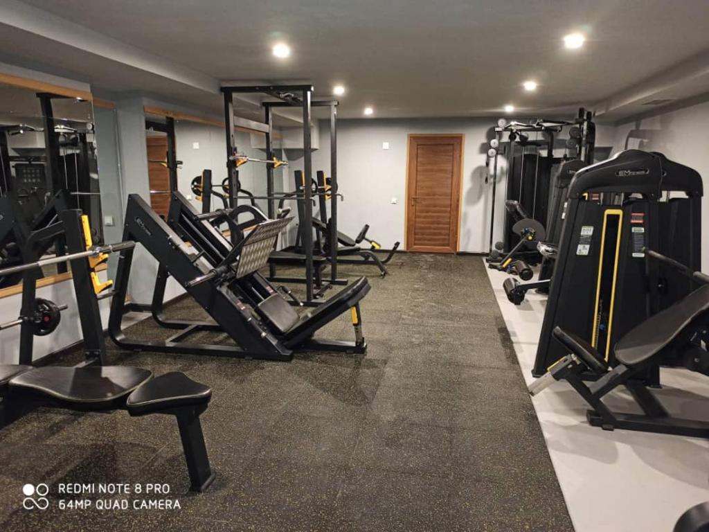 Fitness centrum a/nebo fitness zařízení v ubytování Pamir Palace