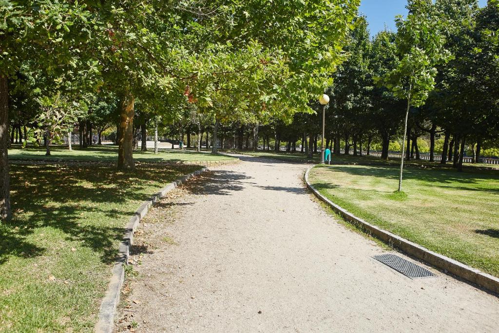 A garden outside Gándara Chalet