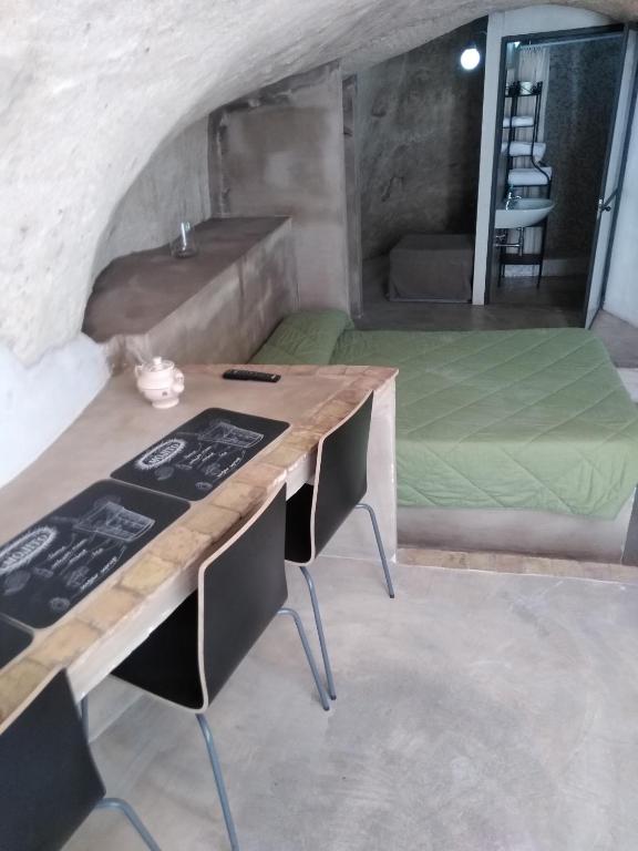 Część wypoczynkowa w obiekcie Stone Rooms