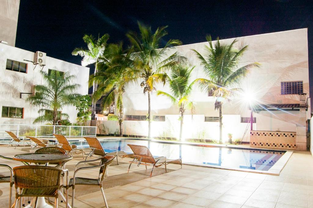Bazén v ubytování Hotel Londri Star nebo v jeho okolí