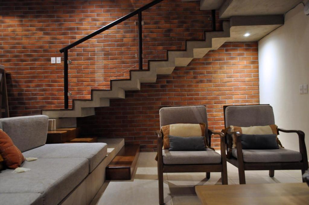 Posezení v ubytování Cabaña Quinta Gaes Spa