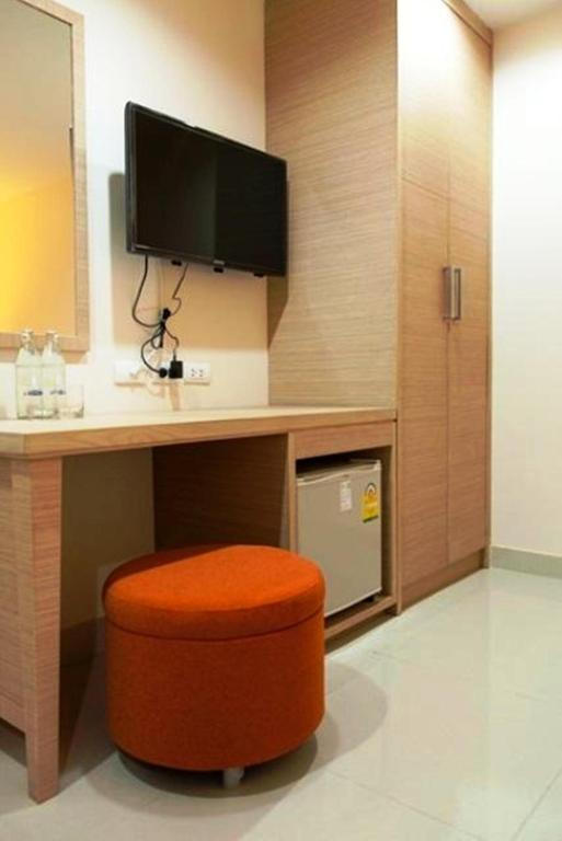 TV a/nebo společenská místnost v ubytování Gateway Hotel Pratunam