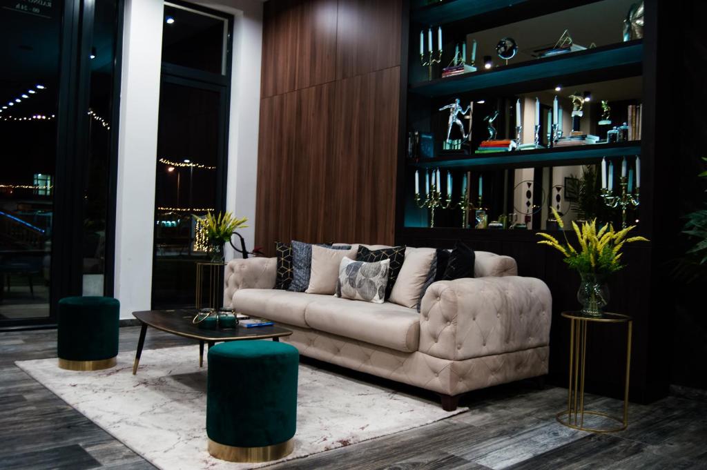 Posezení v ubytování Hotel Ub Business & Wellness