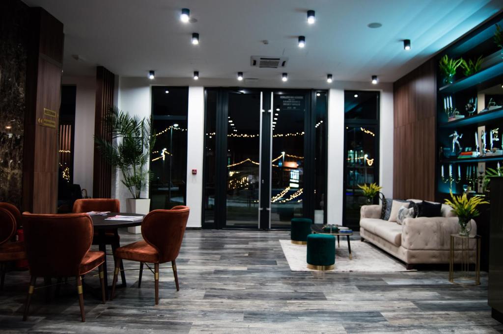 Posezení v ubytování Hotel Ub Business & Wellness