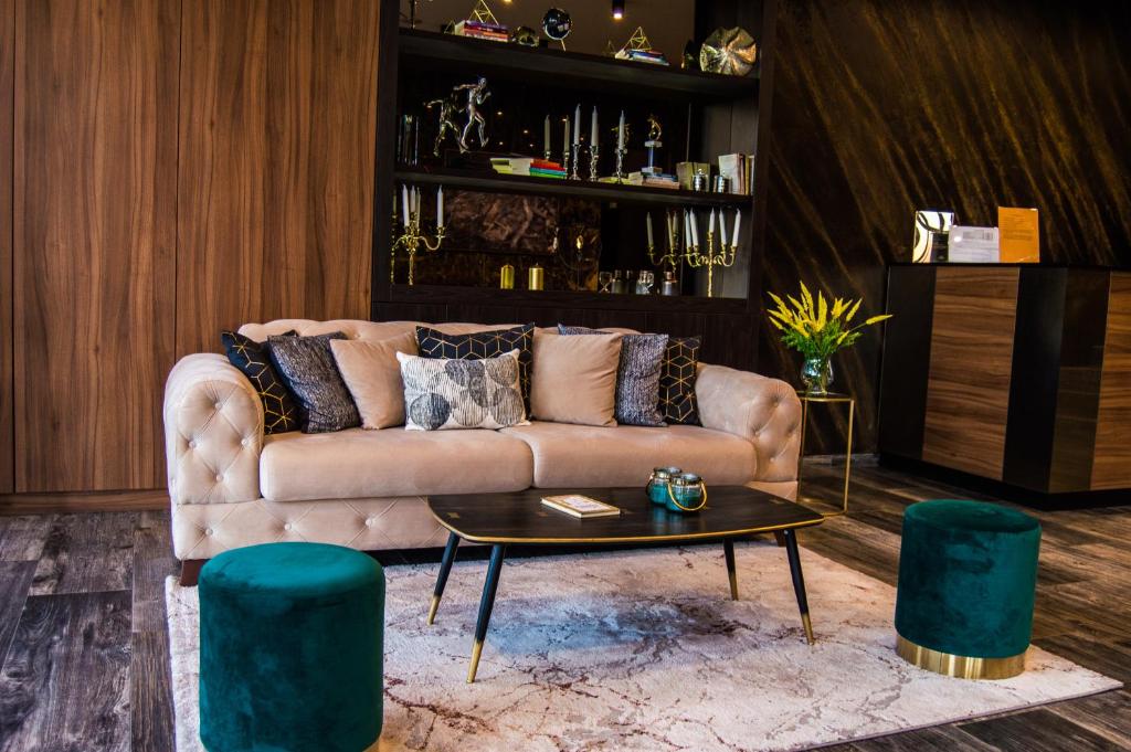 Posezení v ubytování Hotel Ub Business & Wellness