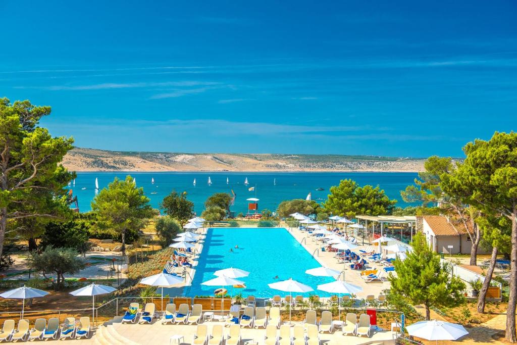 a view of the pool at the resort at Bluesun Holiday Village Alan in Starigrad