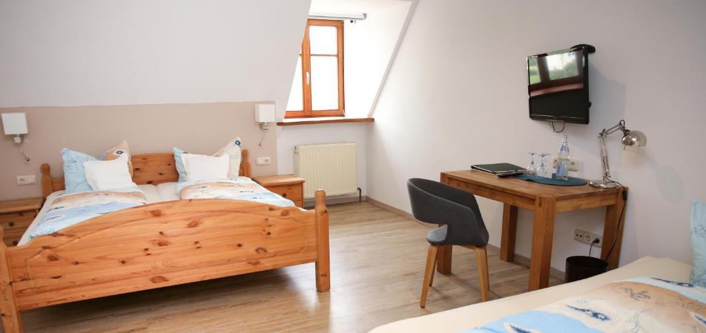 Gasthof Schloßbräu Lintach - Chambre Double