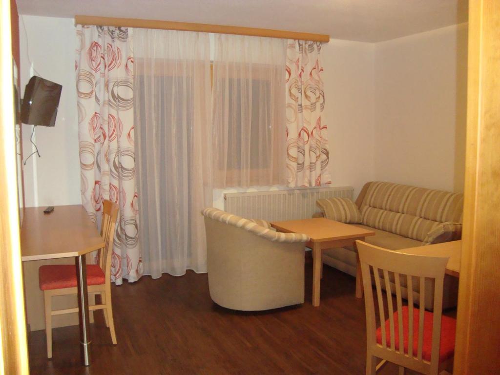 Posezení v ubytování Haus Harmonika