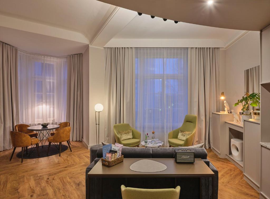 Posezení v ubytování Classik Hotel Alexander Plaza