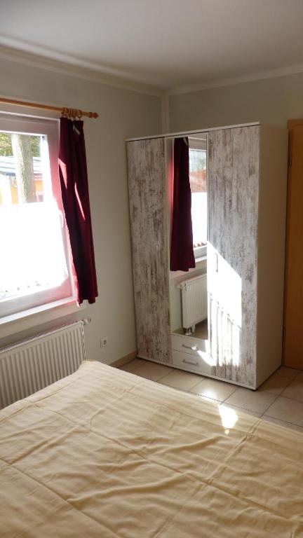 Postel nebo postele na pokoji v ubytování Bernstein Appartements