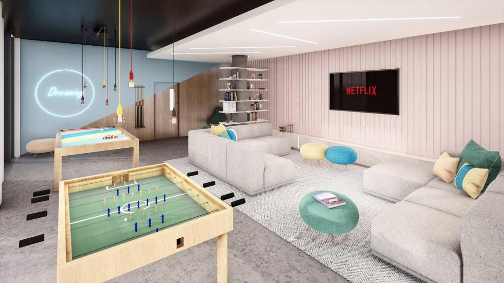 Posezení v ubytování Heyday Student Accommodation