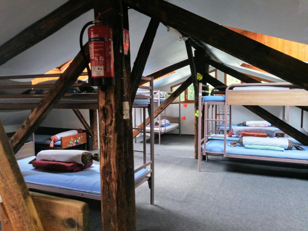 Postel nebo postele na pokoji v ubytování Le Chamoniard Volant