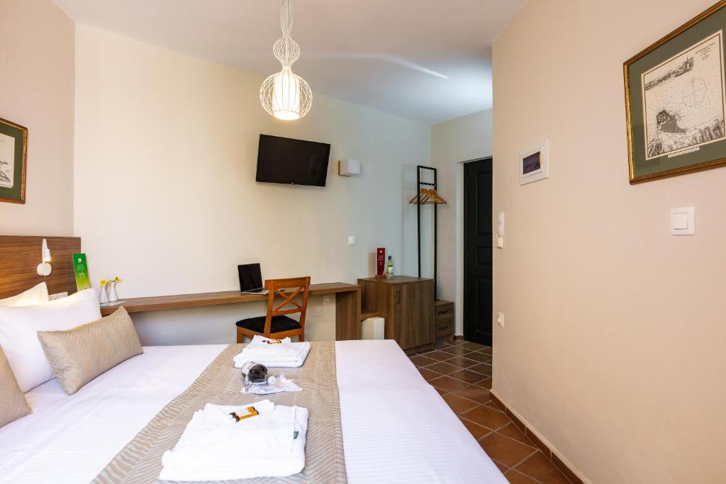 TV a/nebo společenská místnost v ubytování Ink Hotels House of Europe