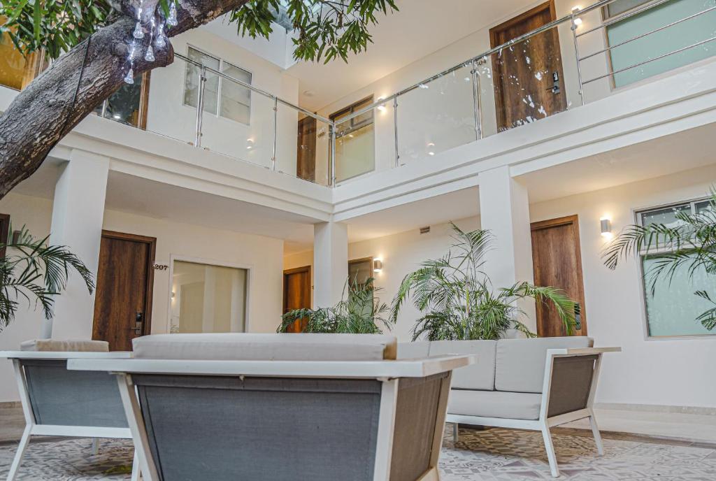 Patio nebo venkovní prostory v ubytování Cartagena Royal Hotel Boutique
