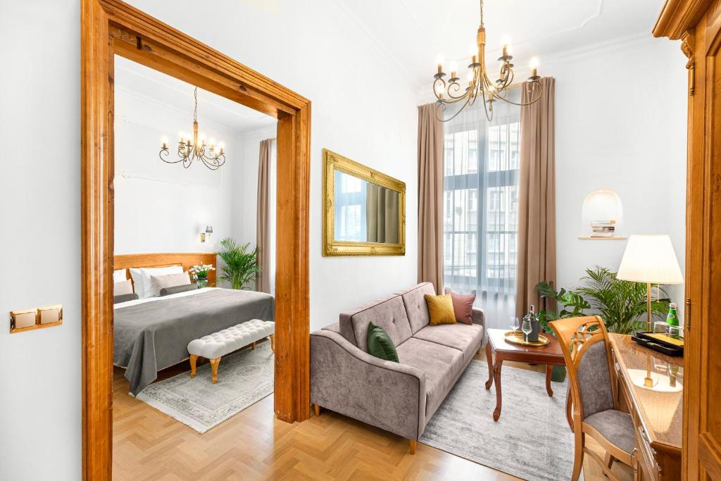 Postel nebo postele na pokoji v ubytování Ventus Rosa Boutique Aparthotel