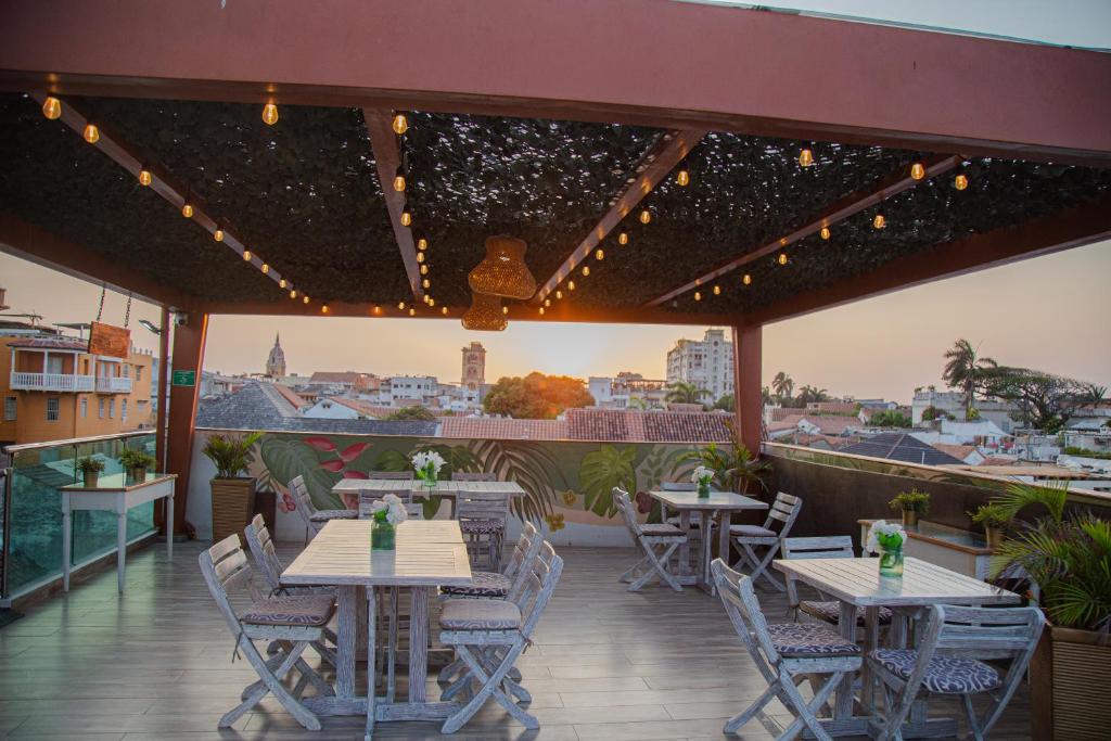 Restaurace v ubytování Cartagena Royal Hotel Boutique
