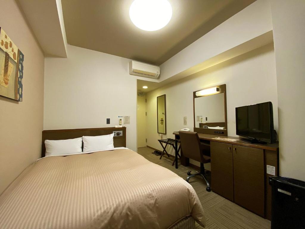 TV a/nebo společenská místnost v ubytování Hotel Route-Inn Ina Inter