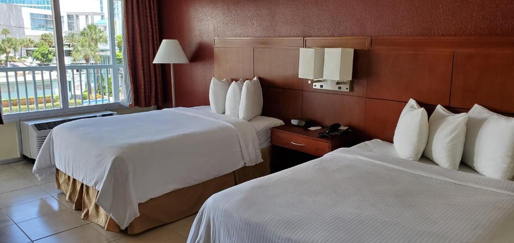 Clearwater Beach Hotel - 两张双人床的双人间 - 不吸烟