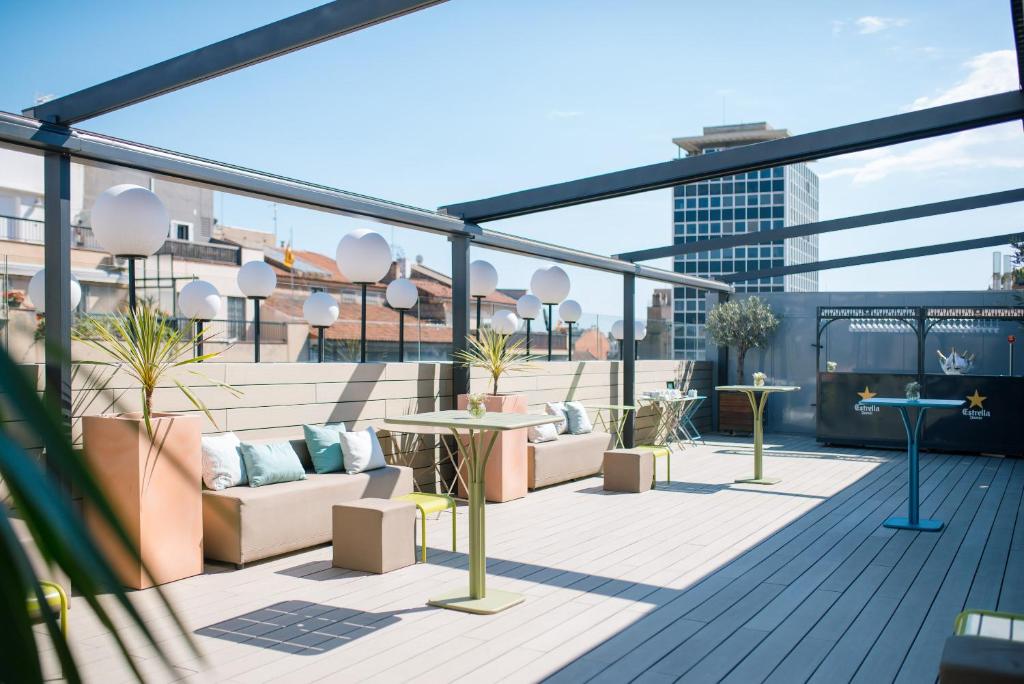 Balkón alebo terasa v ubytovaní Gallery Hotel 4 Sup