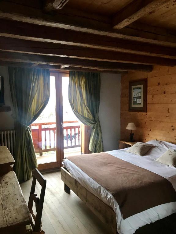 Postel nebo postele na pokoji v ubytování Alp'azur
