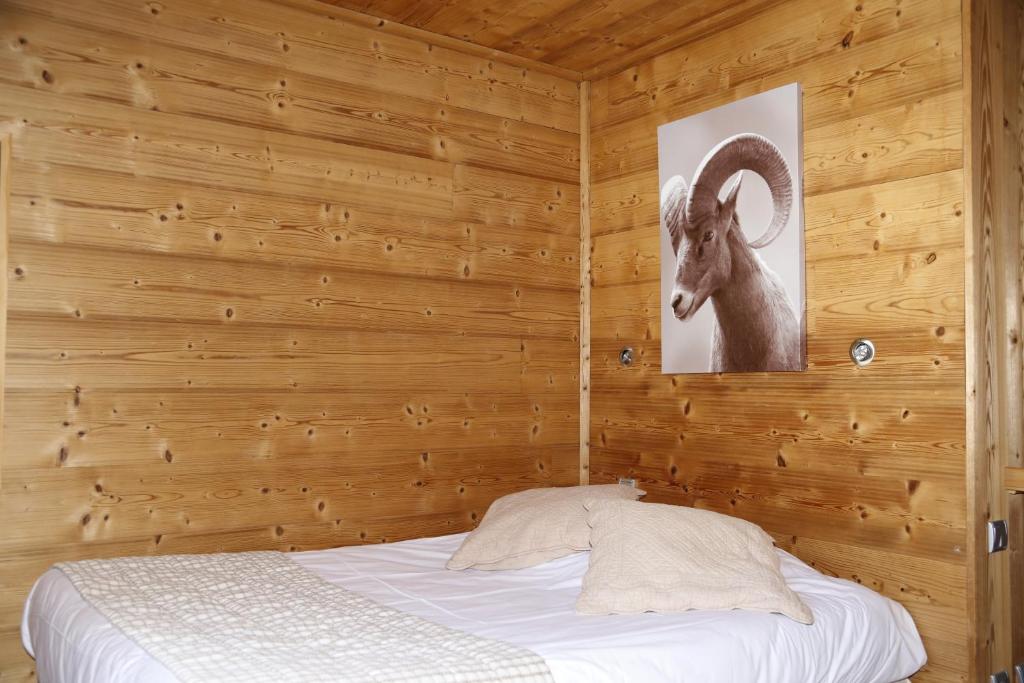 Postel nebo postele na pokoji v ubytování Alp'azur