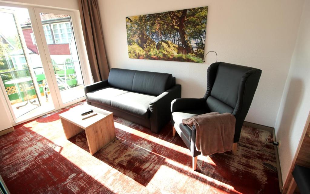 Posezení v ubytování Wellness & Ayurveda Hotel Am Eichenberg