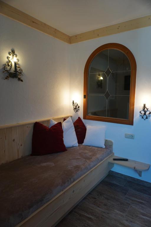 Postel nebo postele na pokoji v ubytování Ferienwohnung Almsuite Fritz
