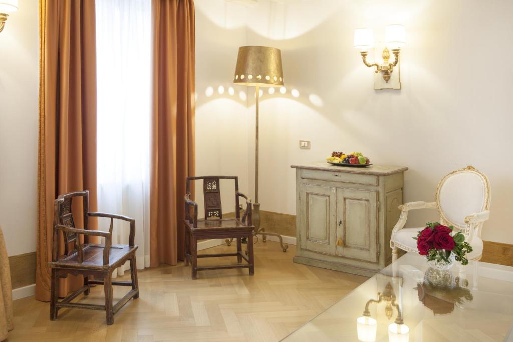 Posezení v ubytování Relais Fra' Lorenzo