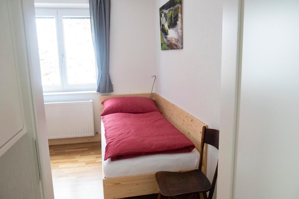Postel nebo postele na pokoji v ubytování UrlaubsREICH