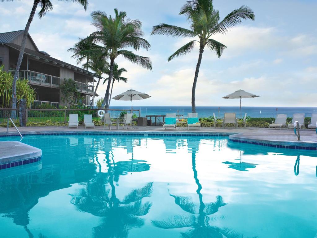 Bazén v ubytování Castle Kanaloa at Kona nebo v jeho okolí