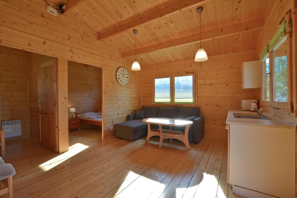 Kuchyňa alebo kuchynka v ubytovaní Domek nad Rozlewiskiem