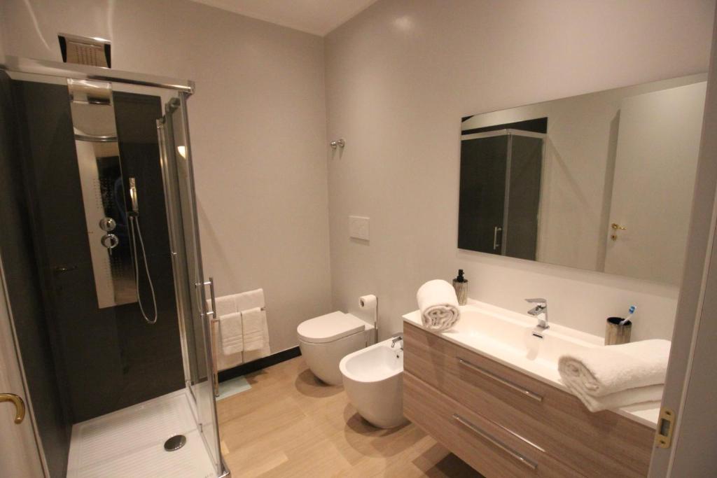 Koupelna v ubytování Ad Astra Rooms