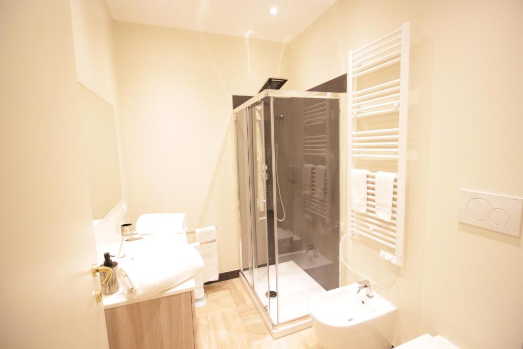 Koupelna v ubytování Ad Astra Rooms