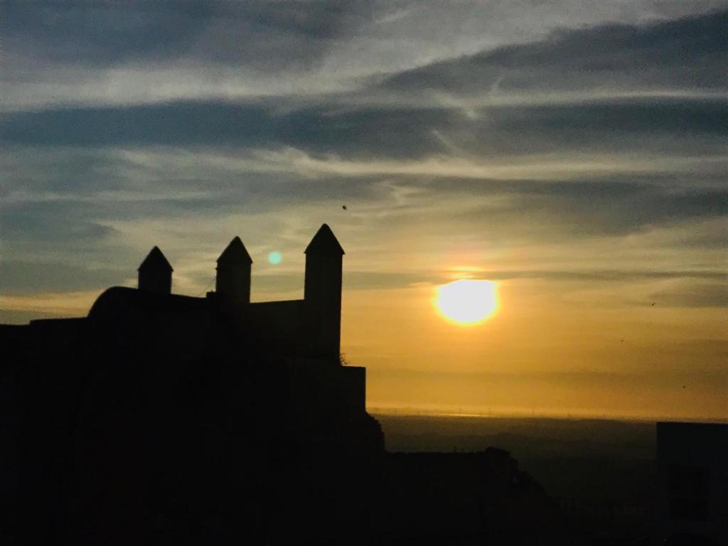The sunrise or sunset as seen from Az apartmant or nearby