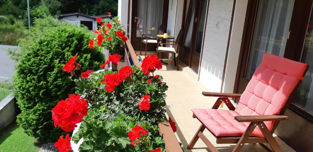 Zahrada ubytování Haus Mansaura