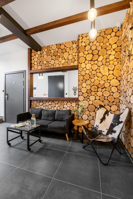 Posezení v ubytování Aparthotel Narciarska 2